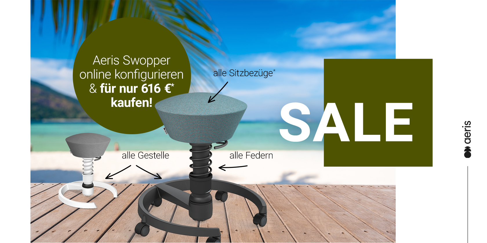  Summer Sale bei trendgo: Alle Aeris Swopper für nur € 616,00! -  Summer Sale bei trendgo: Alle Aeris Swopper für nur € 616,00!