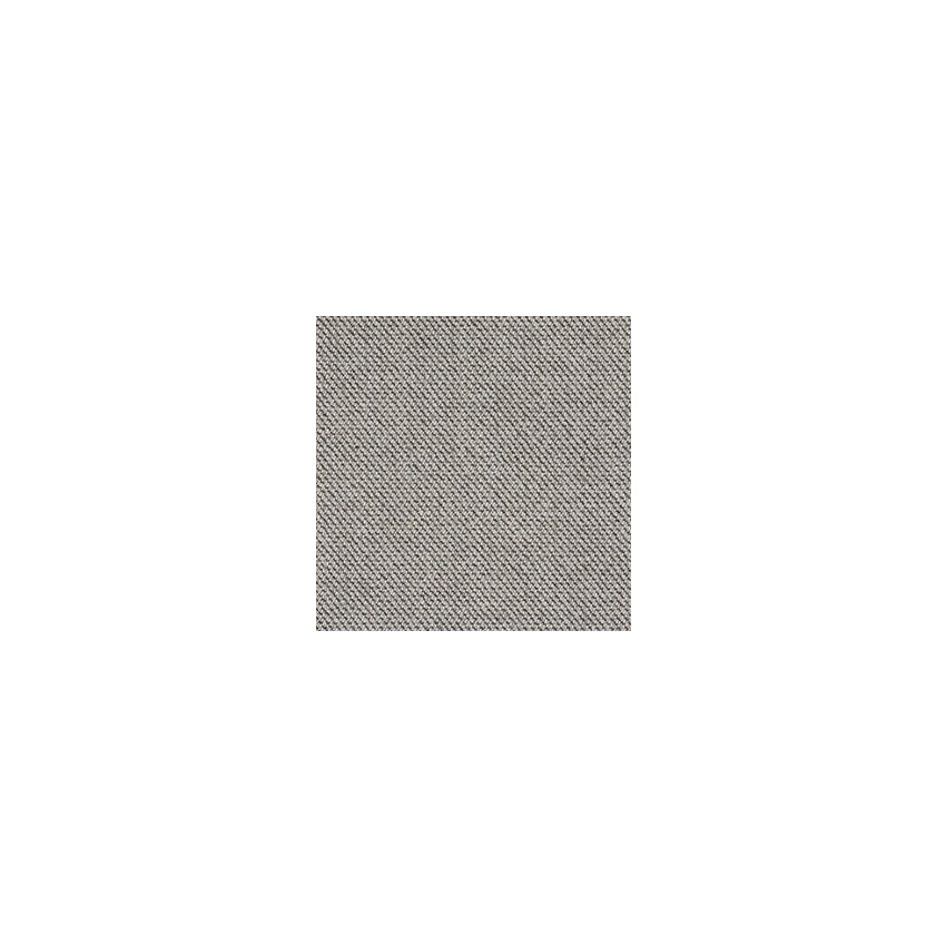 Aeris Swopper mit Rollen & Lehne | Feder Low | Wollmischung meliert: Grau | Gestellfarbe: Schwarz