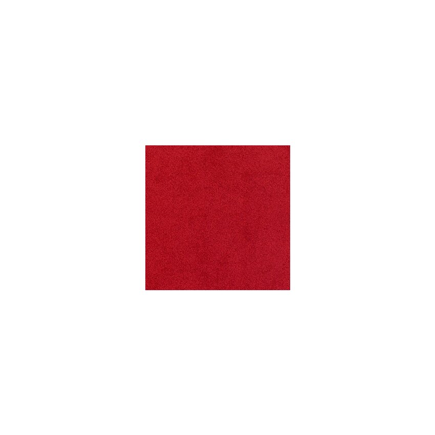 Aeris Swopper mit Rollen & Lehne | Feder Light | Mikrofaser: Rot | Gestellfarbe: Schwarz