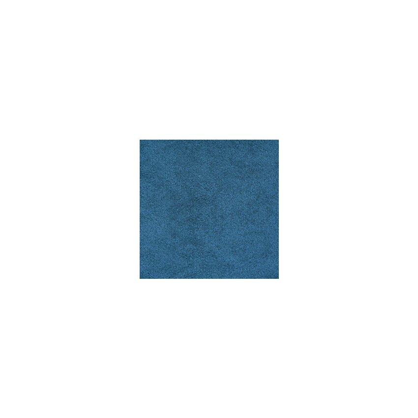Aeris Swopper mit Rollen & Lehne | Feder Light | Mikrofaser: Blau | Gestellfarbe: Schwarz