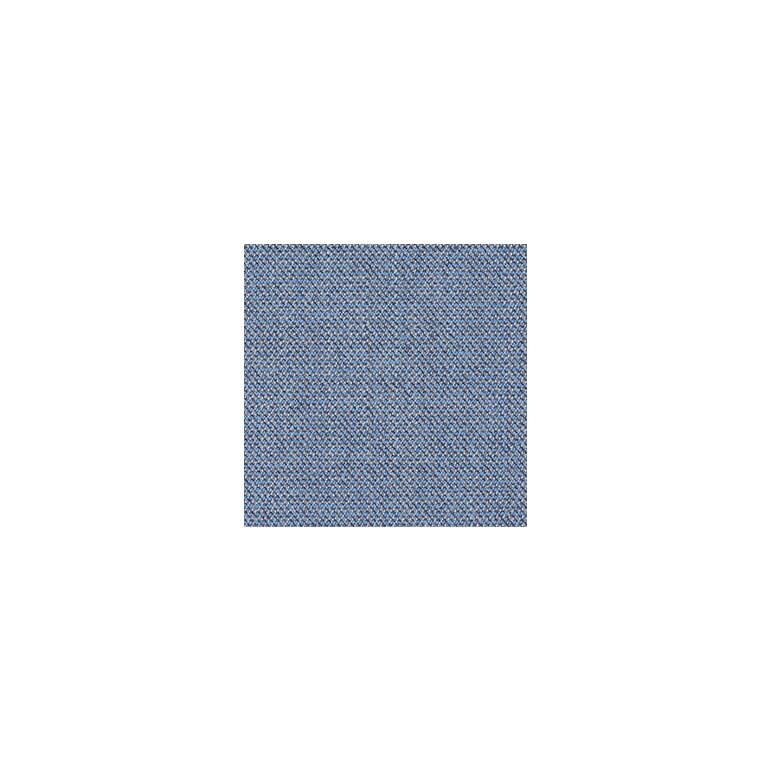 Aeris Swopper mit Gleiter | Feder Light | Wollmischung meliert: Taubenblau | Gestellfarbe: Hellgrau metallic