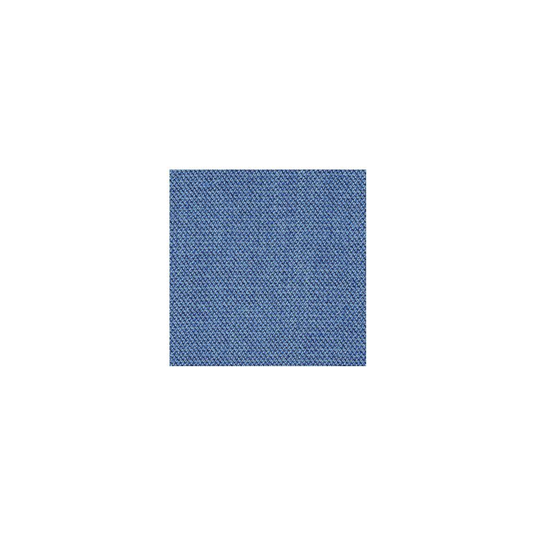 Aeris Swopper mit Gleiter | Feder Low | Wollmischung meliert: Azurblau | Gestellfarbe: Hellgrau metallic