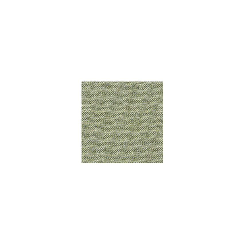Aeris Swopper mit Rollen | Feder Light | Wollmischung meliert: Grün-beige | Gestellfarbe: Schwarz