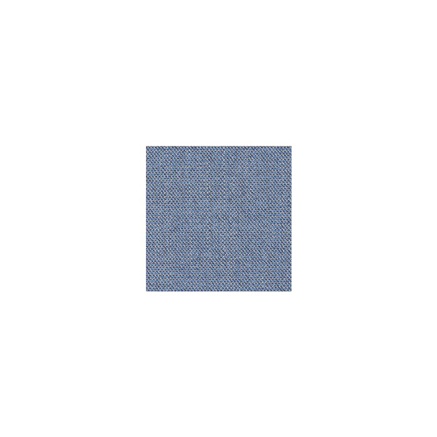 Aeris Swopper mit Rollen | Feder Standard | Wollmischung meliert: Taubenblau | Gestellfarbe: Schwarz