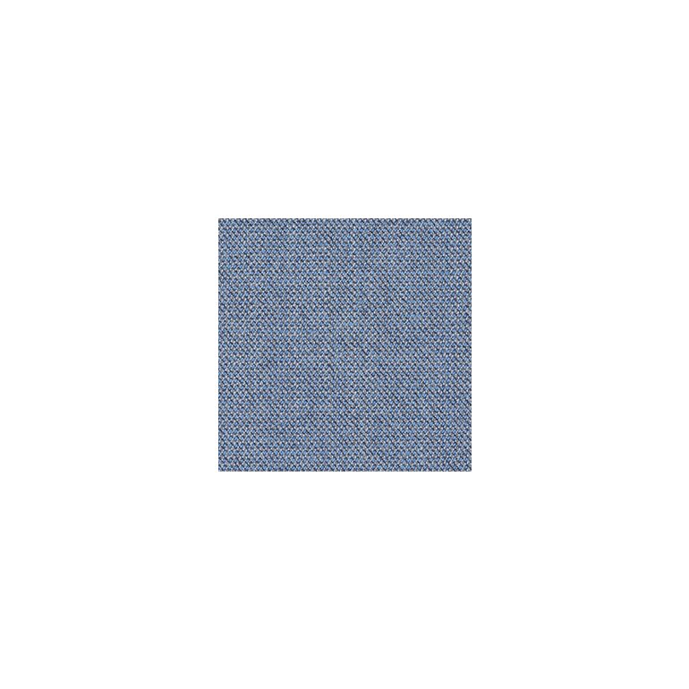Aeris Swopper mit Rollen | Feder Standard | Wollmischung meliert: Taubenblau | Gestellfarbe: Schwarz