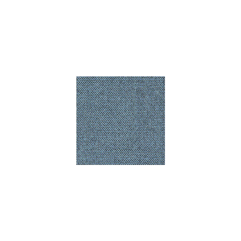 Aeris Swopper mit Rollen | Feder Standard | Wollmischung meliert: Petrolblau | Gestellfarbe: Hellgrau metallic