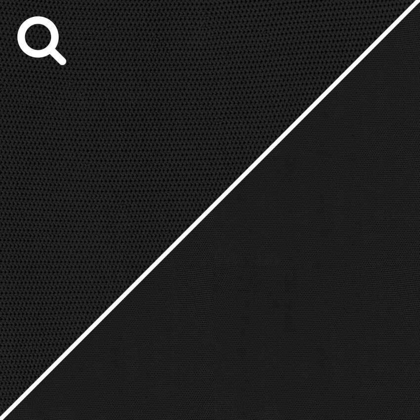 Rovo Solo 3800 Sitzhocker | Gestellfarbe: Schwarz | Monopad | 3D Gestrick: Schwarz