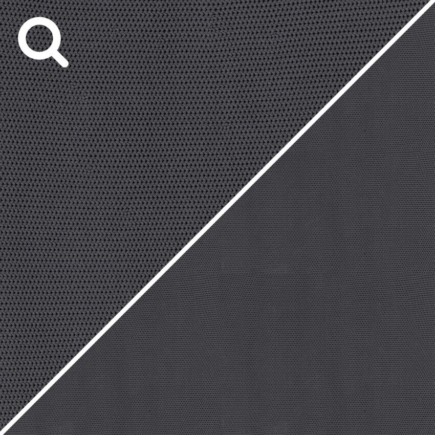 Rovo Solo 3800 Sitzhocker | Gestellfarbe: Schwarz | Tragering | 3D Gestrick: Grau