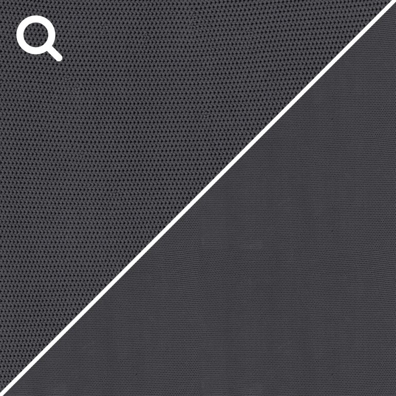 Rovo Solo 3800 Sitzhocker | Gestellfarbe: Schwarz | Tragering | 3D Gestrick: Grau