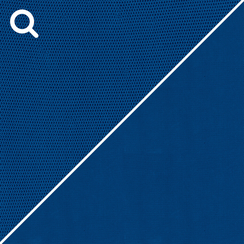Rovo Solo 3800 Sitzhocker | Gestellfarbe: Schwarz | Tragering | 3D Gestrick: Blau