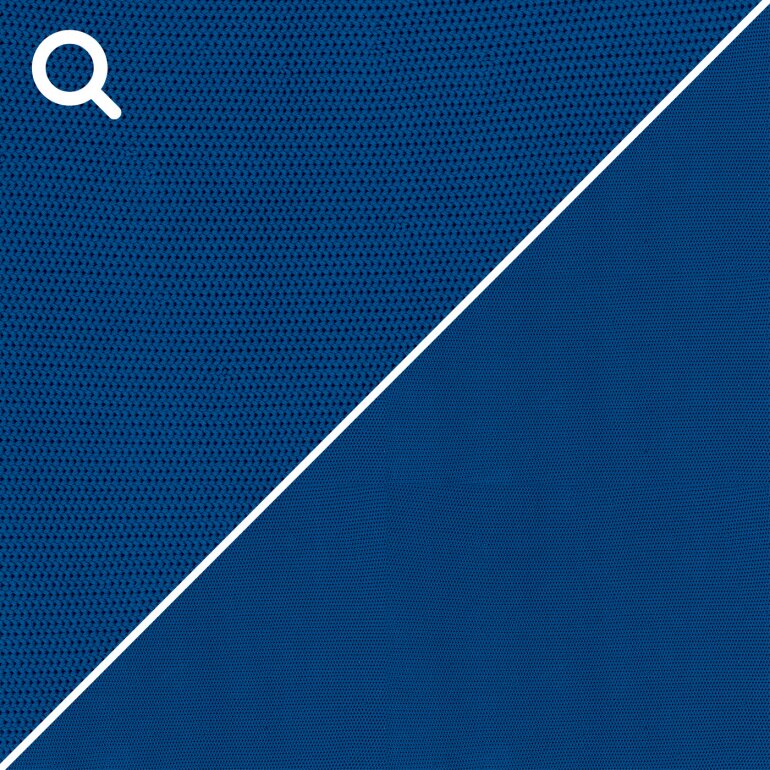 Rovo Solo 3800 Sitzhocker | Gestellfarbe: Schwarz | Tragering | 3D Gestrick: Blau