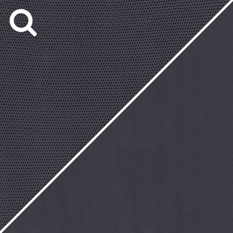Rovo Solo 3810 Stehhocker | Gestellfarbe: Schwarz | Tragering | 3D Gestrick: Anthrazit