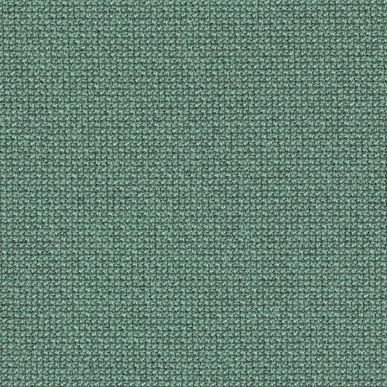 Aeris Numo Comfort Kufengestell | Cura: Taubenblau meliert | mit Rückenpolster | Gestellfarbe: Schwarz | Sitzschale: Schwarz