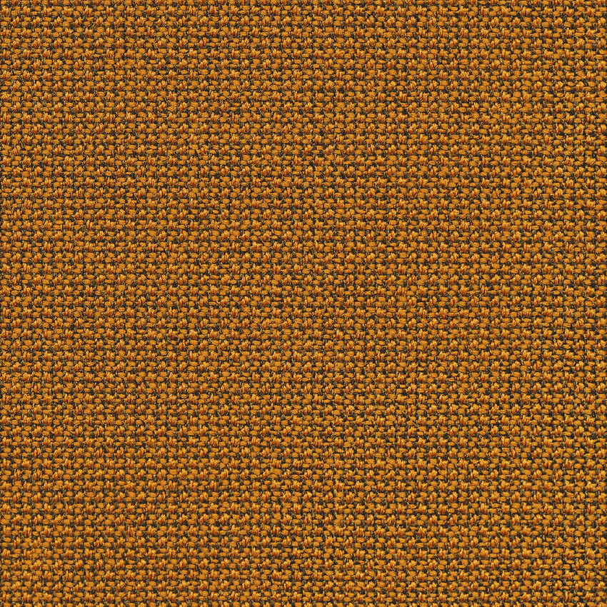 Aeris Numo Comfort Holzbeine: Eiche Natur | Cura: Gelb-orange meliert | ohne Rückenpolster | Kinematikfarbe: Schwarz | Sitzschale: Schwarz