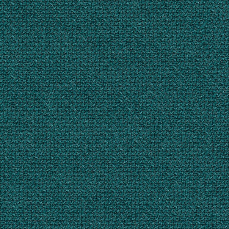 Aeris Numo Comfort Holzbeine: Eiche Natur | Cura: Petrolblau meliert | mit Rückenpolster | Kinematikfarbe: Schwarz | Sitzschale: Schwarz