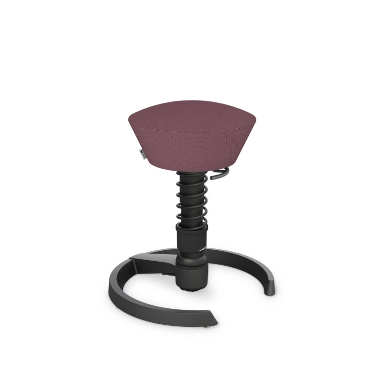 Aeris Swopper mit Gleiter | Feder Standard | Cura: Hellviolett meliert | Gestellfarbe: Schwarz