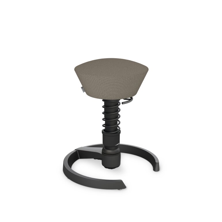 Aeris Swopper mit Gleiter | Feder Standard | Cura: Beige meliert | Gestellfarbe: Schwarz
