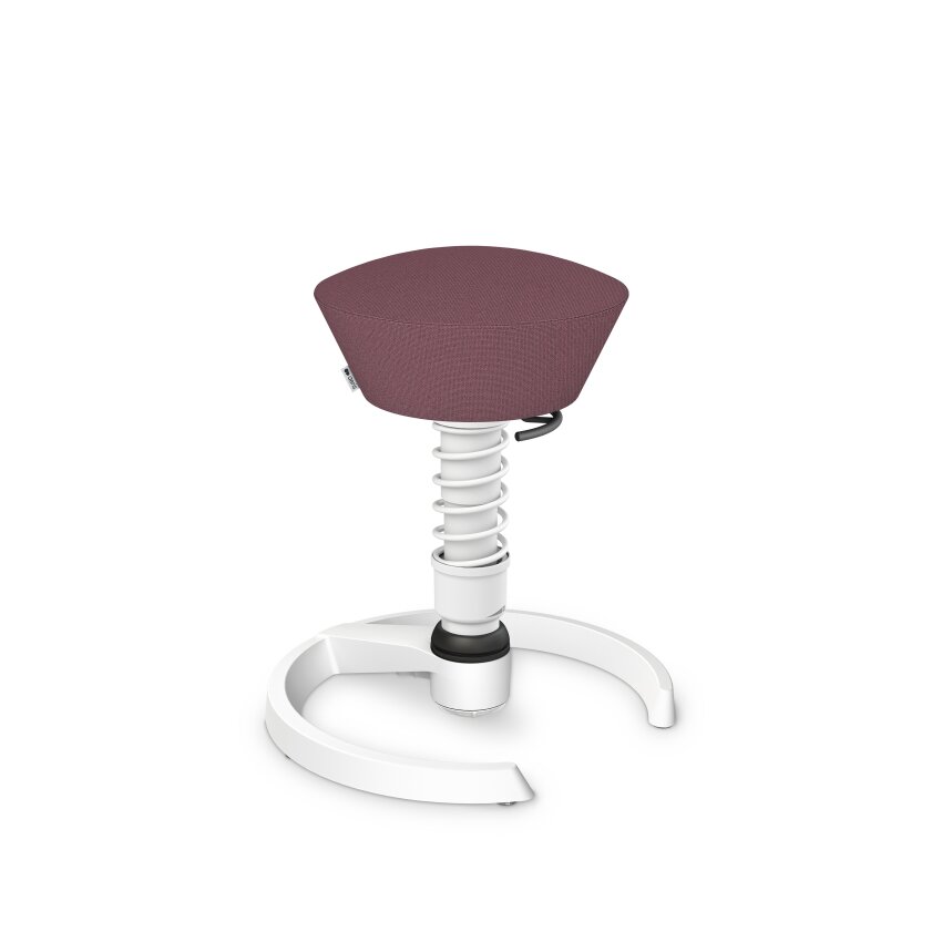 Aeris Swopper mit Gleiter | Feder Standard | Cura: Hellviolett meliert | Gestellfarbe: Weiß