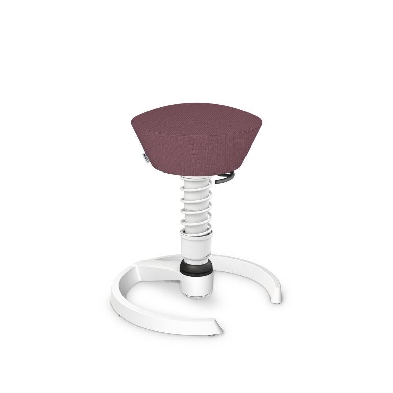 Aeris Swopper mit Gleiter | Feder Standard | Cura: Hellviolett meliert | Gestellfarbe: Weiß