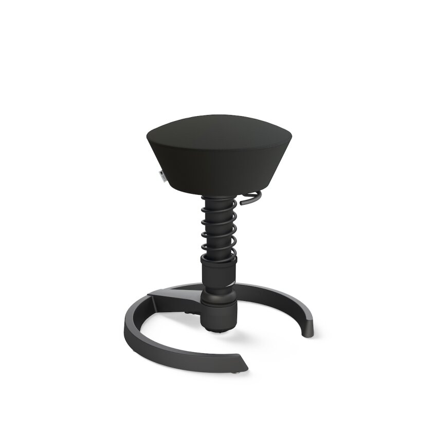 Aeris Swopper mit Gleitern | Feder: Standard | Bezug: Stamskin schwarz