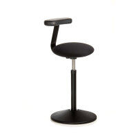 Rovo Solo Stehhocker | Schwarz | Monopad | High
